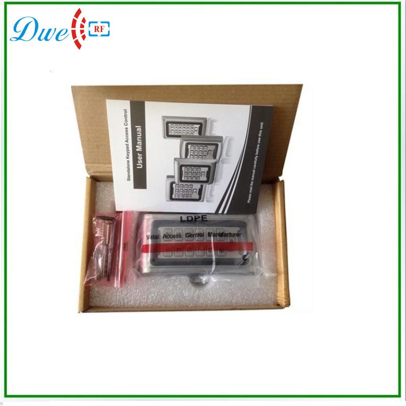 2000 User 125kHz Em ID Waterproof Metal Keypad RFID Door Standalone Access Controller